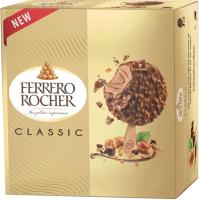 Gelat bombó clàssic FERRERO ROCHER, 4 uds, caixa 211 g