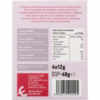 Sucre vainilla EROSKI, caixa 48 g