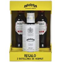 Bitter ANGOSTURA, botellín 20 cl + 2 mini botellas Vermut