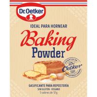 Polvo gasificante para hornear en sobres DR.OETKER, caja 60 g