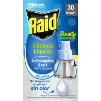 Insecticida eléctrico family RAID, recambio 30 dosis