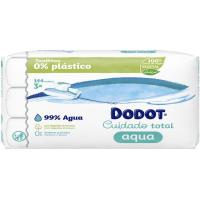 Tovalloleta aqua 0% plastic DODOT, pack 3x48 u