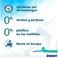Toallita aqua 0% plástico DODOT, pack 3x48 uds Toallita aqua 0% plástico DODOT, pack 3x48 uds