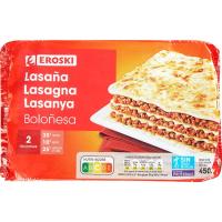 Lasanya bolonyesa EROSKI, safata 450 g