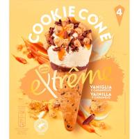 Gelat Con cookie vainilla EXTREME, pack 4x110 ml