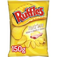 Patatas fritas RUFFLES YORK¿ESO, bolsa 150 g