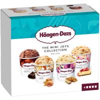 Helado mini joys collection HAAGEN DAZS, 4 uds, caja 390 g