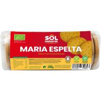 Galleta María-espelta bio SOLNATURAL, paquete 200 g