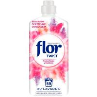 Suavizante Twist frutos rojos FLOR, botella 59 dosis