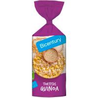 Tortetes de blat de moro i quinoa BICENTURY, paquet 136 g