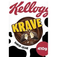 Cereales rellenos sabor leche KELLOGG`S KRAVE, caja 410 g