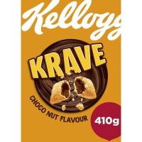 Cereals farciments de xoco, avellana KELLOGG`S KRAVE, caixa 410 g