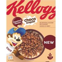 Cereales con avellana KELLOGG`S CHOCO KRISPIES, caja 375 g