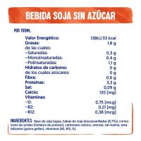 Beguda de soia sense ensucris afegits ALPRO, brik 1 litre