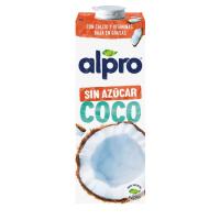 Beguda de coco sense sucres afegits ALPRO, brik 1 litre