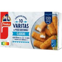 Varetes clàssiques d`abadejo pesca sostenible FINDUS, caixa 280 g