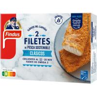 Filetes de abadejo s/ gluten pesca sostenible FINDUS, caja 250 g