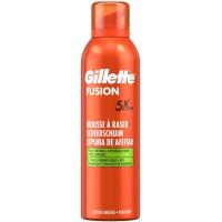 Escuma d`afaitar sensible GILLETTE FUSSION, spray 250 ml