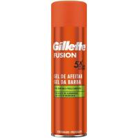 Gel afaitar fusion pell sensible GILLETTE, spray 200 ml