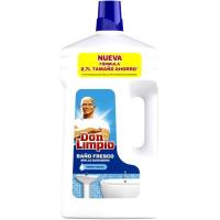 Limpiador para baño fresco DON LIMPIO, botella 2,7 litros