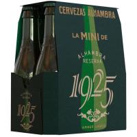 Cerveza ALHAMBRA RESERVA 1925, pack botella 6x22,5 cl