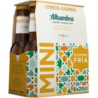 Cervesa ALHAMBRA SINGULAR, pack 6x20 cl