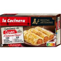 Canelones de carne LA COCINERA, caja 500 g