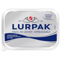 Mantequilla facil de untar salada LURPAK, tarrina 200 g