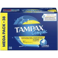 Tampó regular TAMPAX COMPAK, caixa 38 u