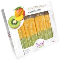 Gelat artesanal de fruites sabor kiwi i mango SPRIM FRUITS, caixa 4 u