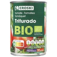 Tomàquet triturat ecològic EROSKI, llauna 400 g