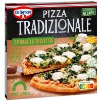 Pizza tradizionale spinaci e ricotta DR OETKER, caixa 405 g