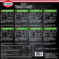 Pizza tradizionale spinaci e ricotta DR OETKER, caja 405 g