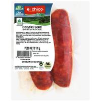 Chorizo asturiano ahumado natural EL CHICO, 170 g