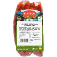 Chorizo asturiano ahumado natural EL CHICO, 170 g