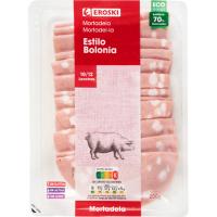 Mortadela clásica EROSKI, bandeja 200 g