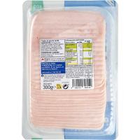 Fiambre de pechuga de pavo  EROSKI BASIC, bandeja 300 g