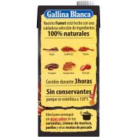 Fumet de pescado GALLINA BLANCA, brik 1 litro