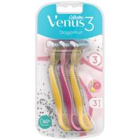 Maquinilla desechable dragonfruit  VENUS, pack 3 ud