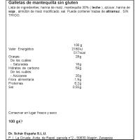 Galetes de mantega SCHÄR, caixa 100 g