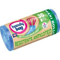 Bolsa de basura antigoteo 80% 30 l. HANDY BAG, paquete 25 uds