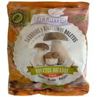 Boletus edulis bocados LA CUERVA, bolsa 300 g