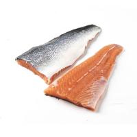 Medio salmón de crianza en filetes, al peso, compra mínima 1.8 kg