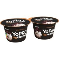 Leche fermentada sabor stracciatella YOPRO, pack 2x160 g