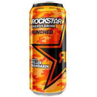 Beguda energètica sabor mandarina ROCKSTAR, llauna 50 cl