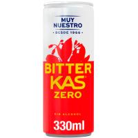 Bitter sin alcohol KAS ZERO, lata 33 cl