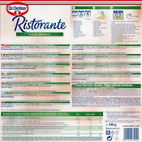 Pizza Ristorante spinaci DR.OETKER, caixa 390 g