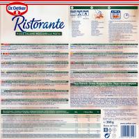 Pizza Ristorante salame mozzarella pesto DR.OETKER, caixa 360 g