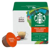 Cafè espresso Colòmbia STARBUCKS, caixa 12 monodosis
