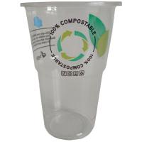 Got transparent d`un sol ús en PLA, 100% compostable, 500 cc BETIK, pack 15 u